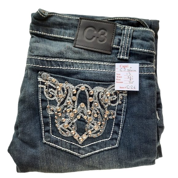 NWT Women's Capri Jeans Size 13 - Picture 7 of 8